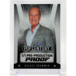 2025 Leaf Pop Century Kelsey Grammer Silver Pre-Production Proof 1/1 SSP